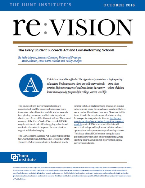 ESSA low performing schools REVISION screenshot